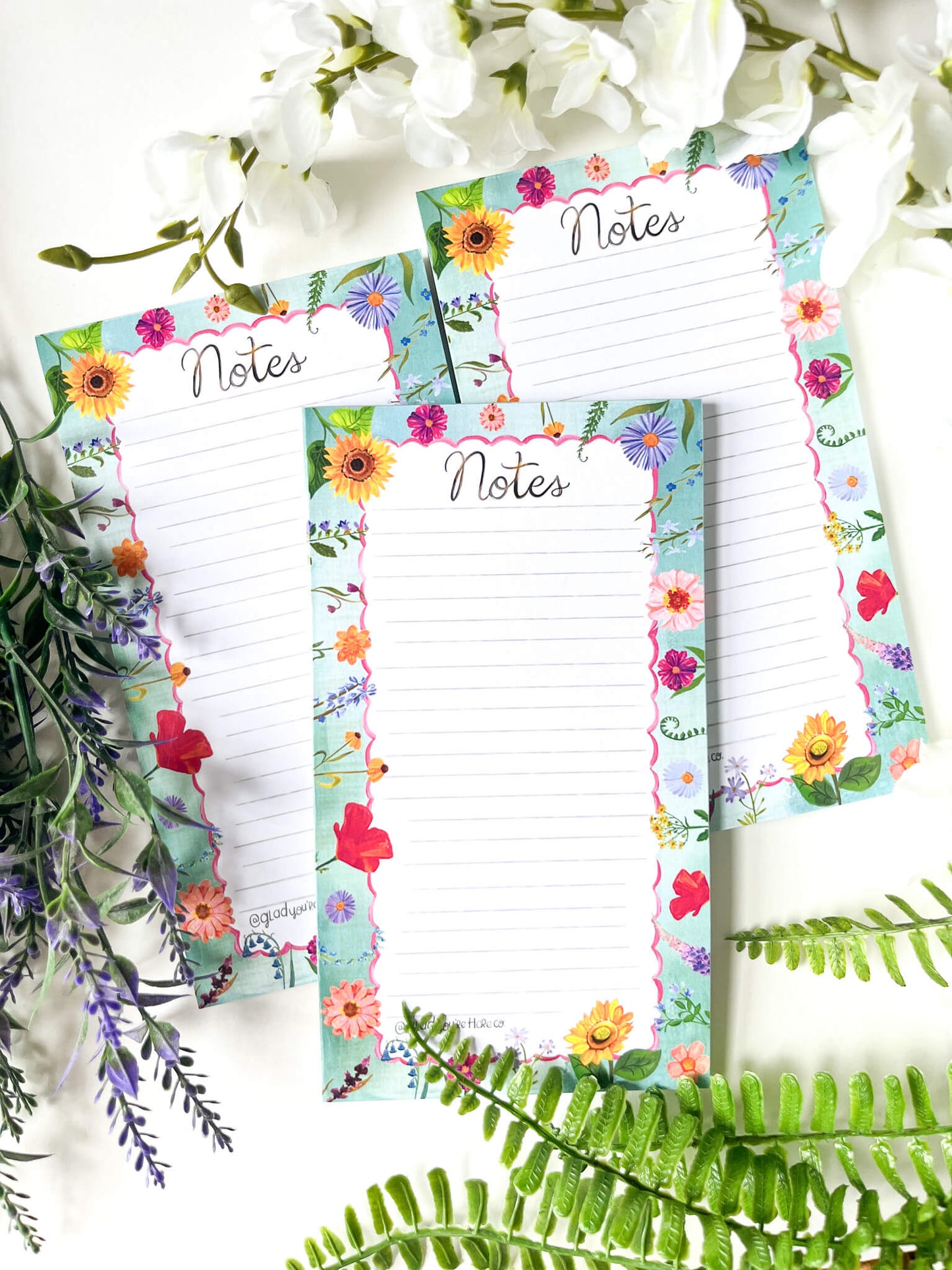 Floral Wildflower Notepad