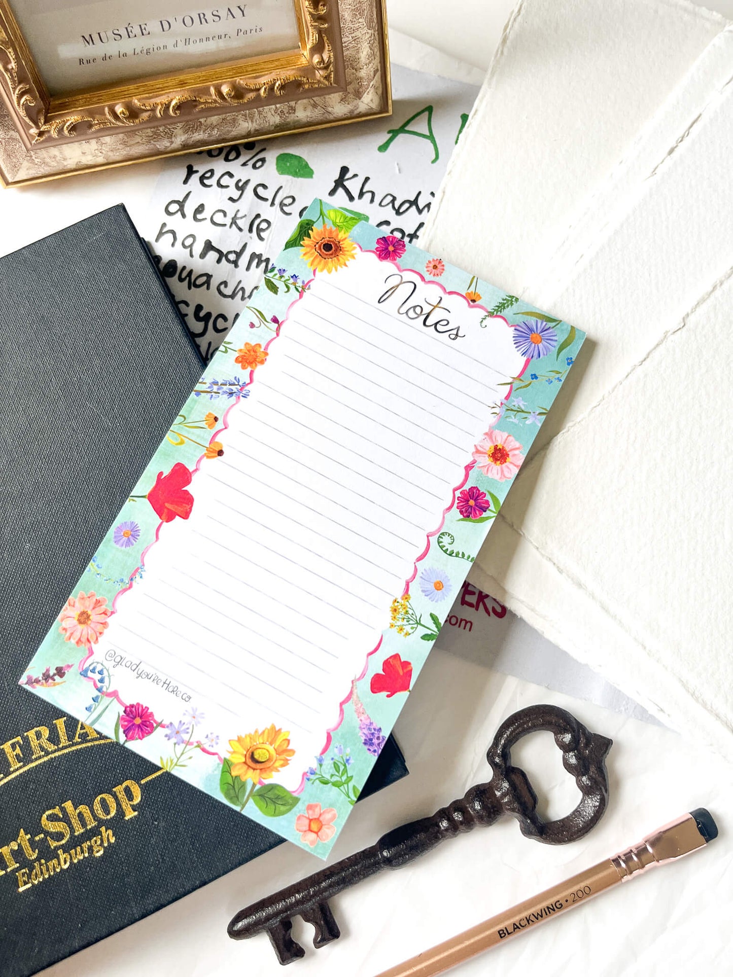 Floral Wildflower Notepad