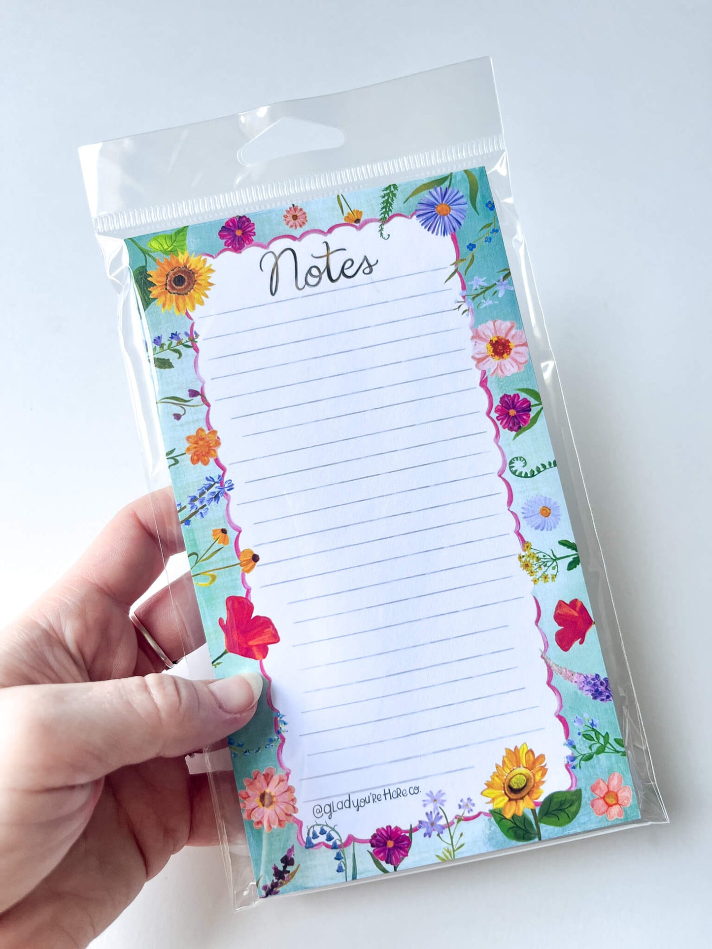 Floral Wildflower Notepad