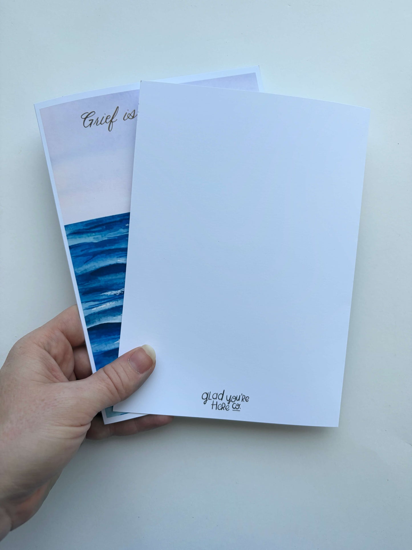 Grief is like the Ocean Card