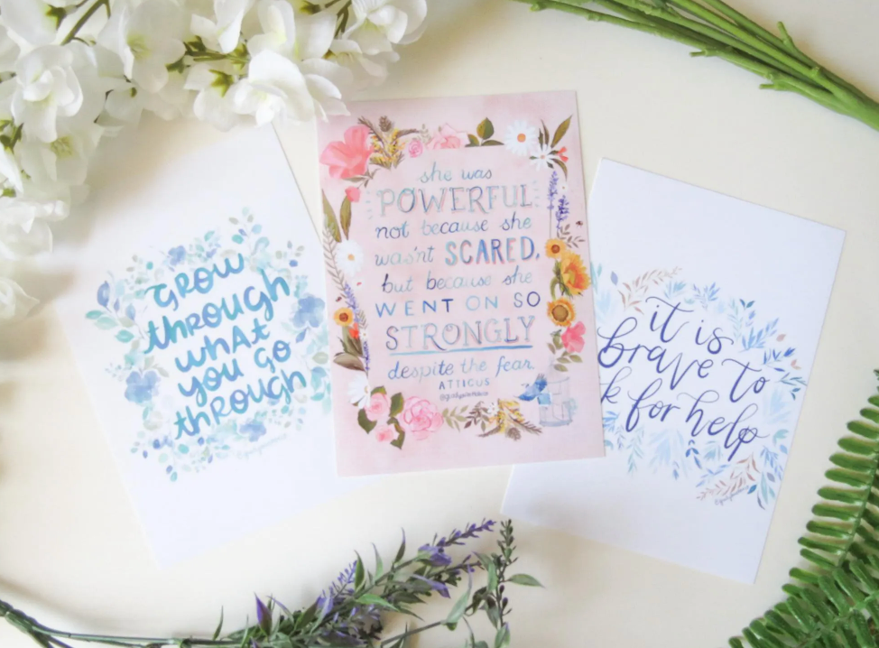 It Is Brave to Ask for Help Mental Health Wall Art