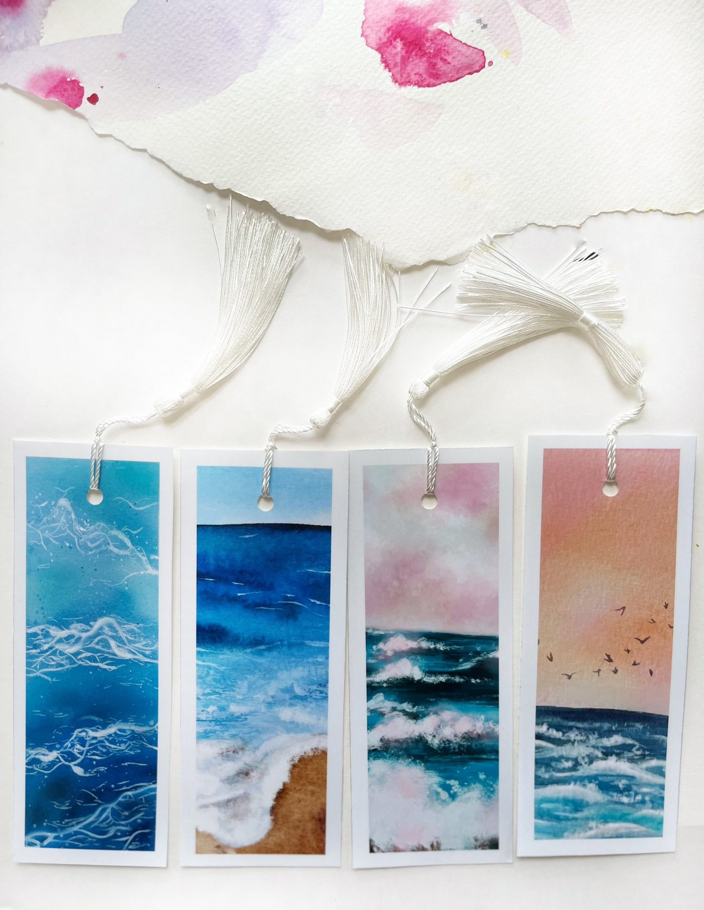 Ocean Seaside Bookmark 4-Pack
