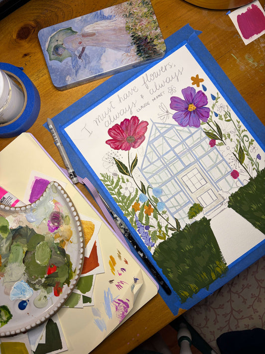 I Painted My Way Back to a Scottish Garden (And I Think You'll Understand Why)