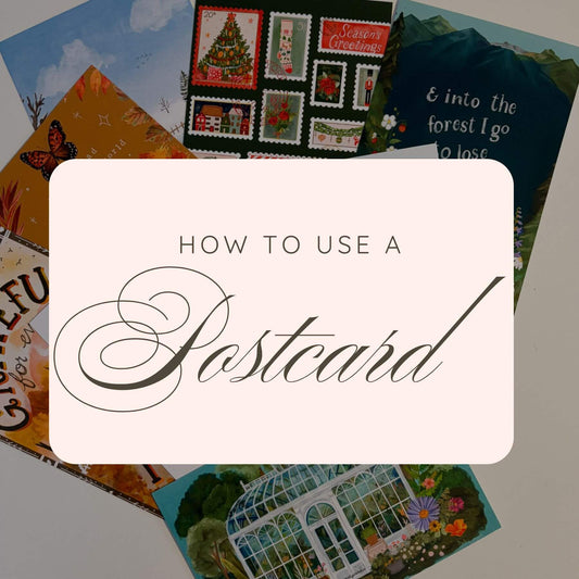How to use a postcard (a small, simple guide)