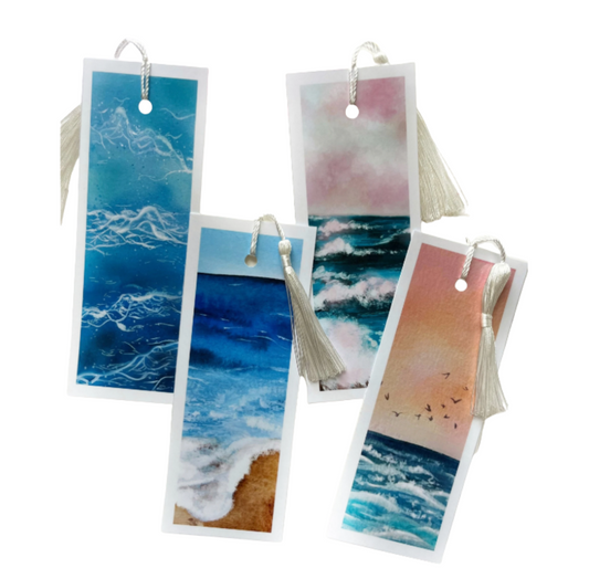 Ocean Seaside Bookmark 4-Pack