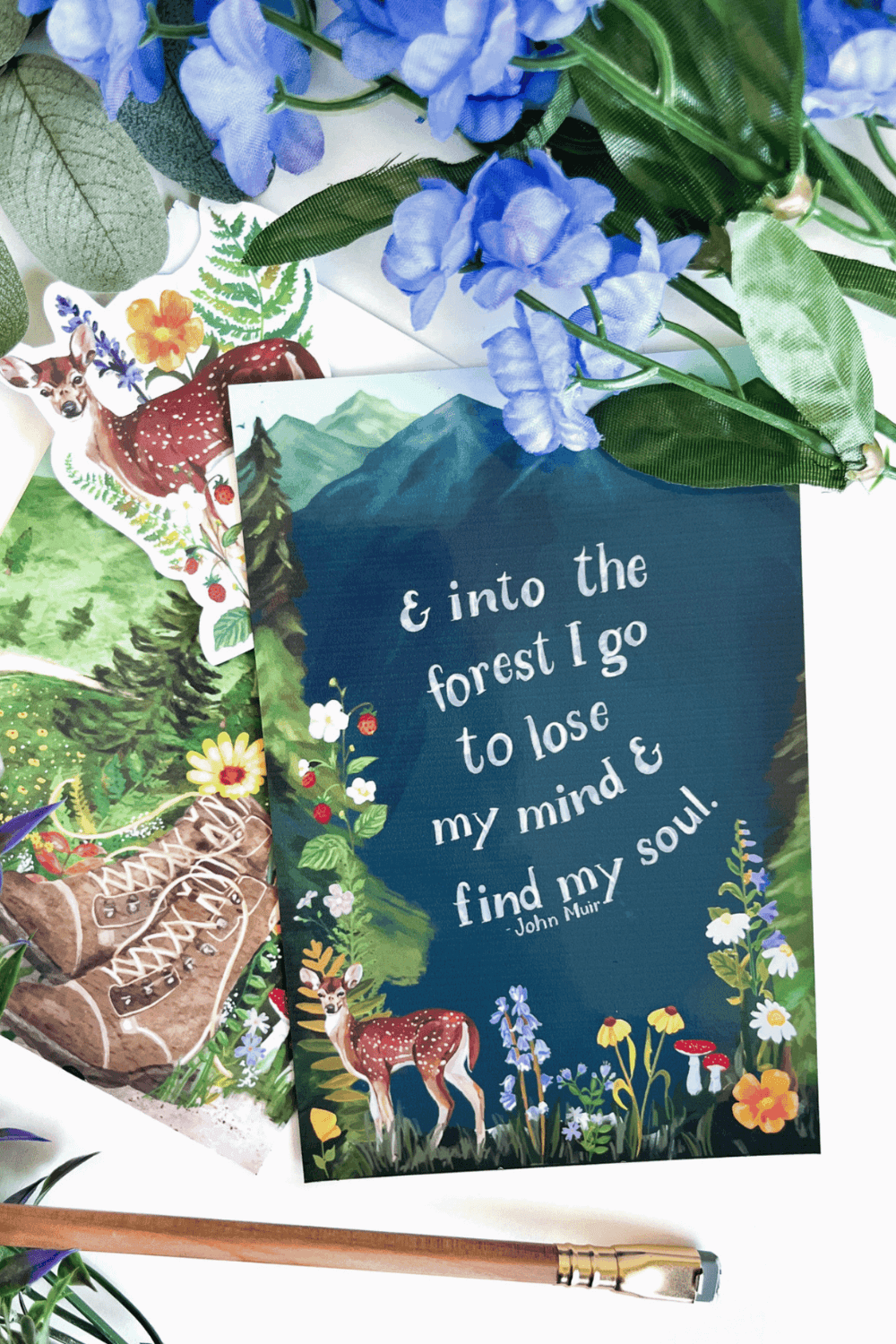 Wild Petals Postal Service - Monthly Postcard Subscription