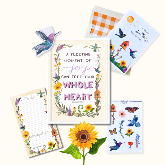 Flutter & Bloom Stationery Set