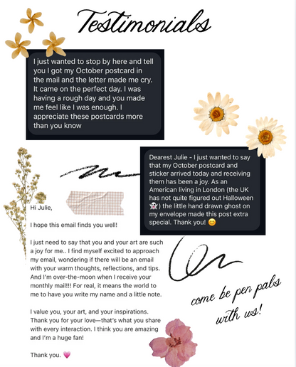 Hand-painted stationery