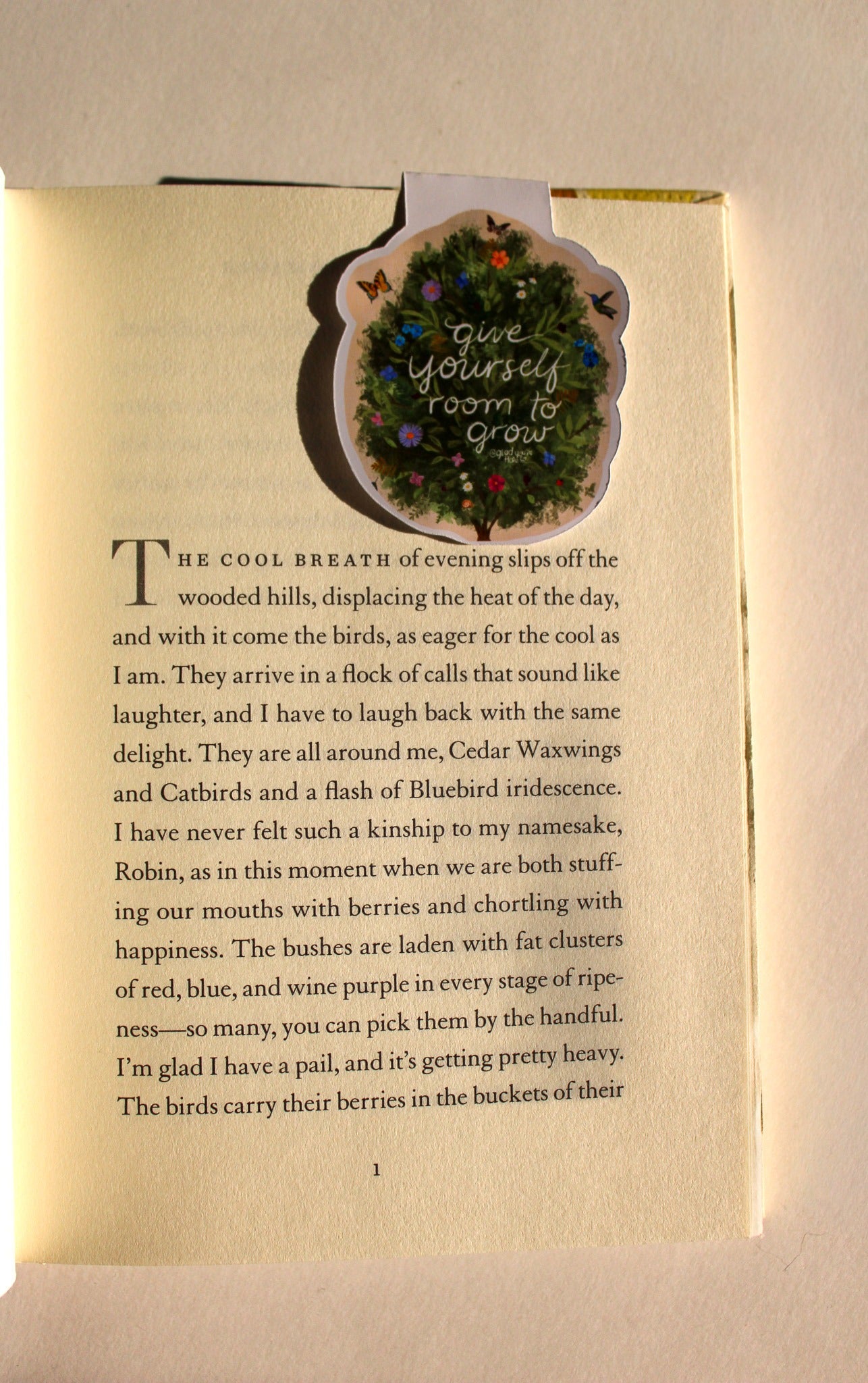Give Yourself Room to Grow Magnetic Bookmark