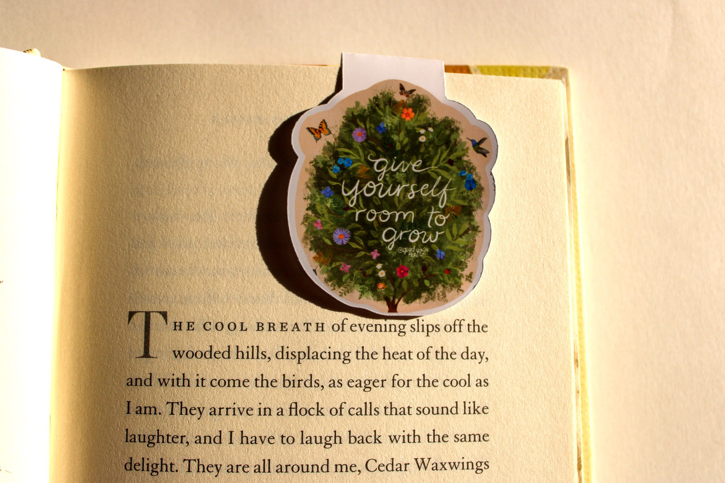 Give Yourself Room to Grow Magnetic Bookmark