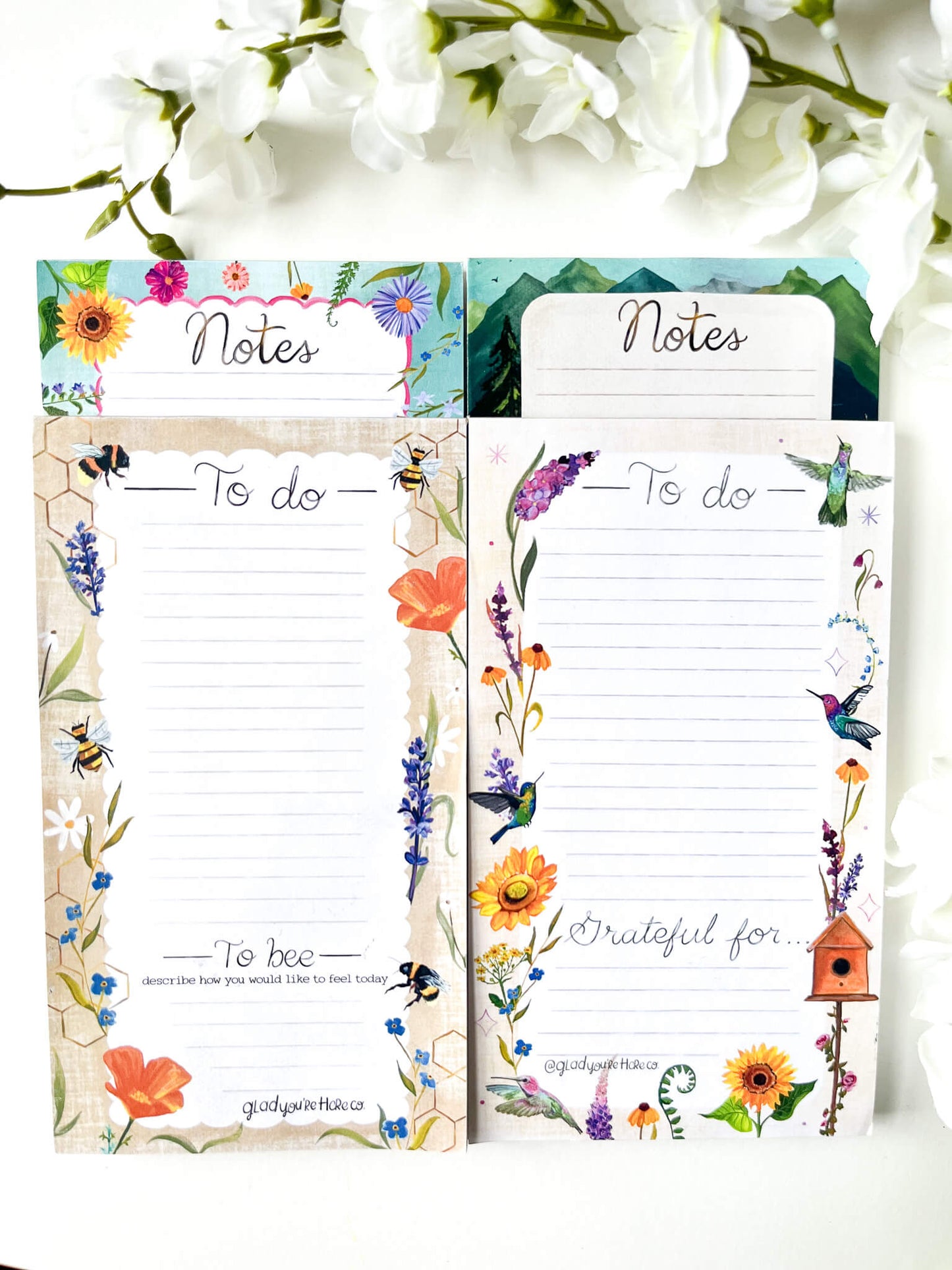 Soft Wings & Wild Things Notepad Set
