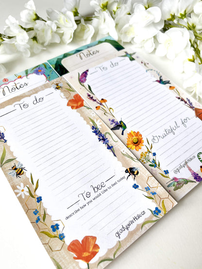 Soft Wings & Wild Things Notepad Set
