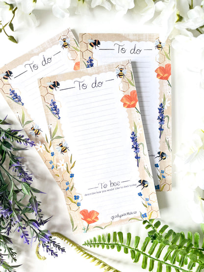 Bee Magnetic Notepad