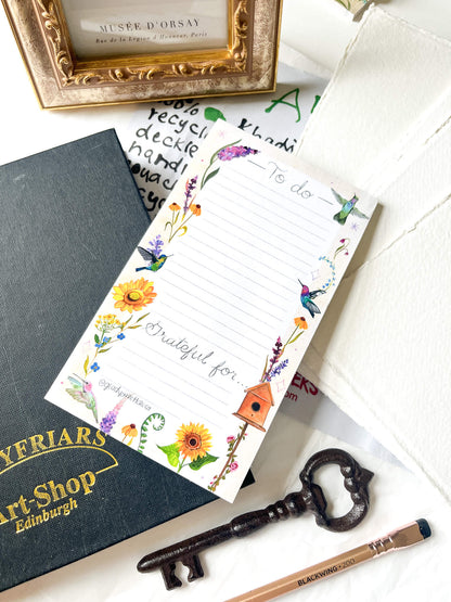 Soft Wings & Wild Things Notepad Set