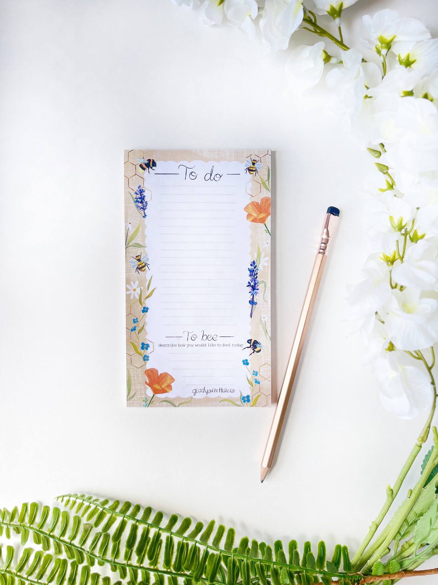 Bee Magnetic Notepad
