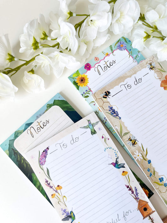 Soft Wings & Wild Things Notepad Set