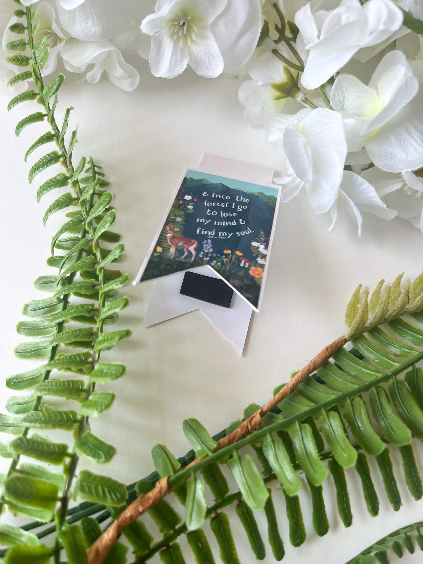 Into the Wild Quote Magnetic Bookmark