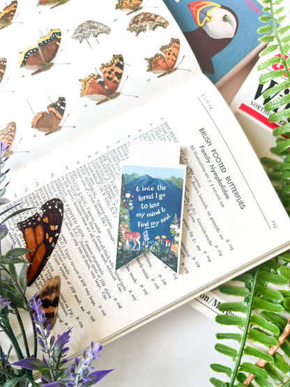 Into the Wild Quote Magnetic Bookmark