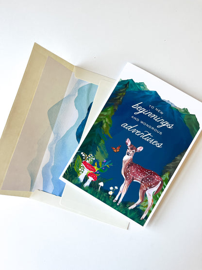 Forest Desk Set – Nature-Inspired Stationery + Washi Tape Bundle