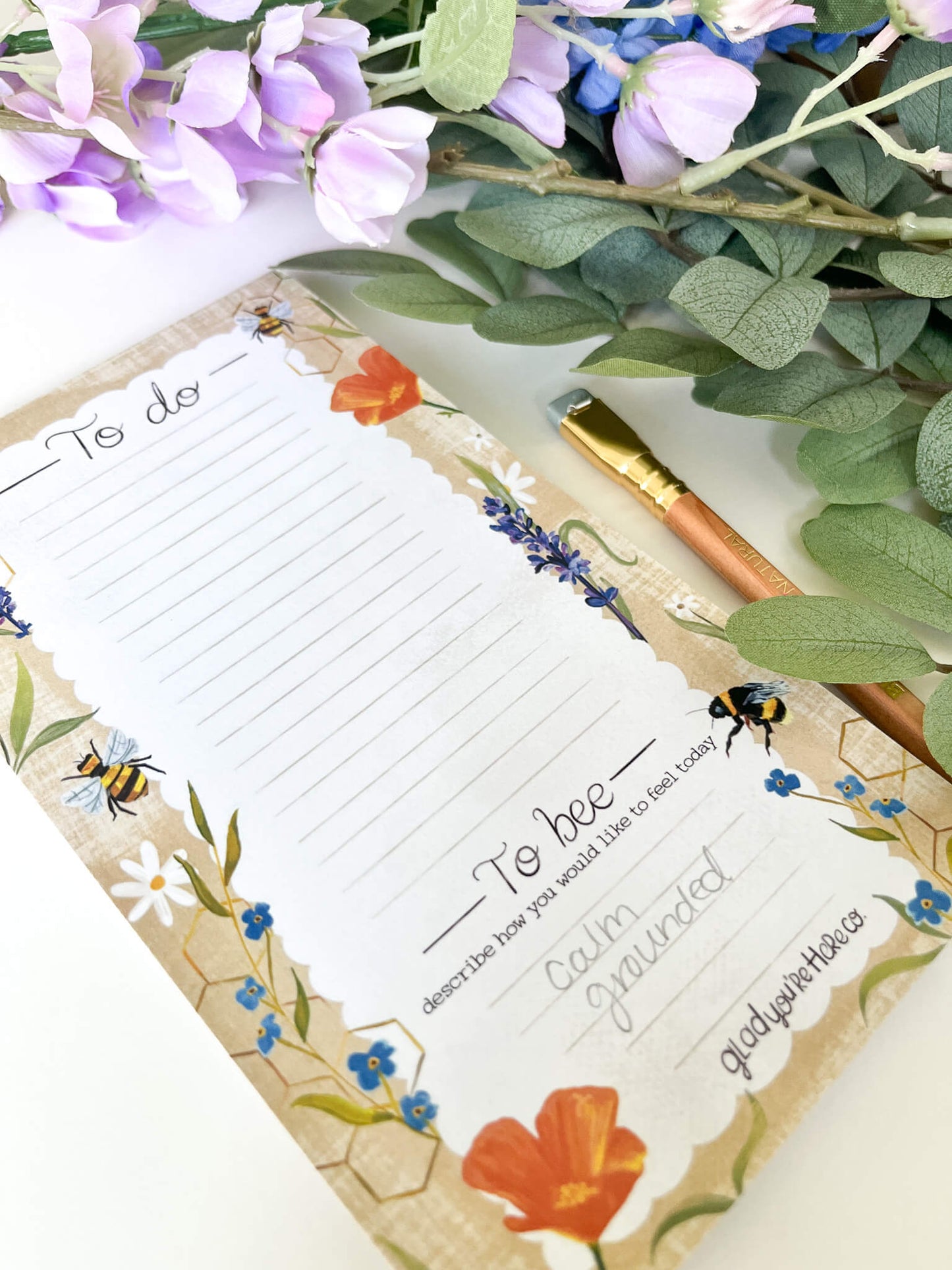 Bee Magnetic Notepad