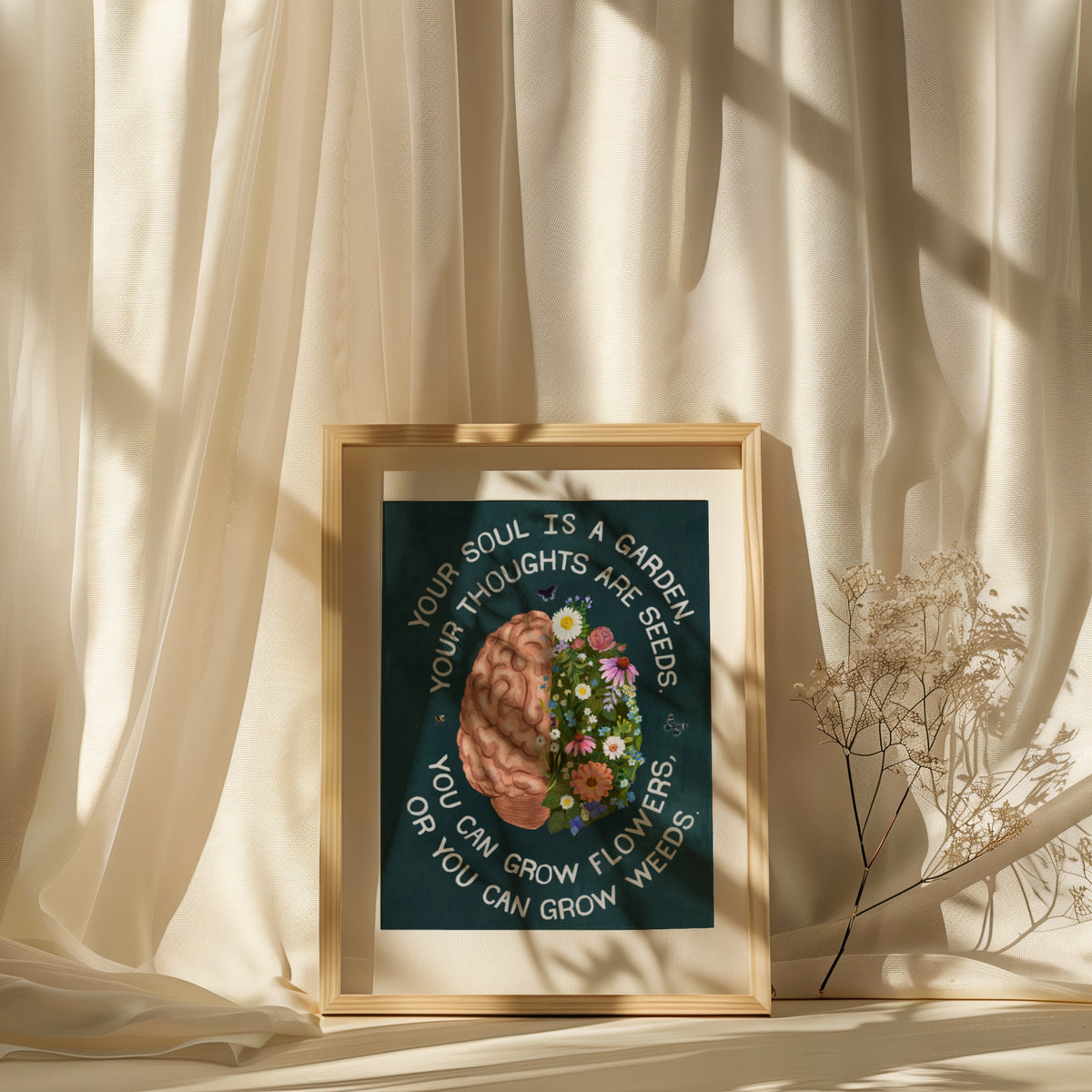 Your Thoughts Are Seeds Wall Art