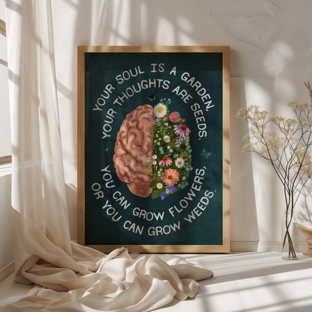Your Thoughts Are Seeds Wall Art