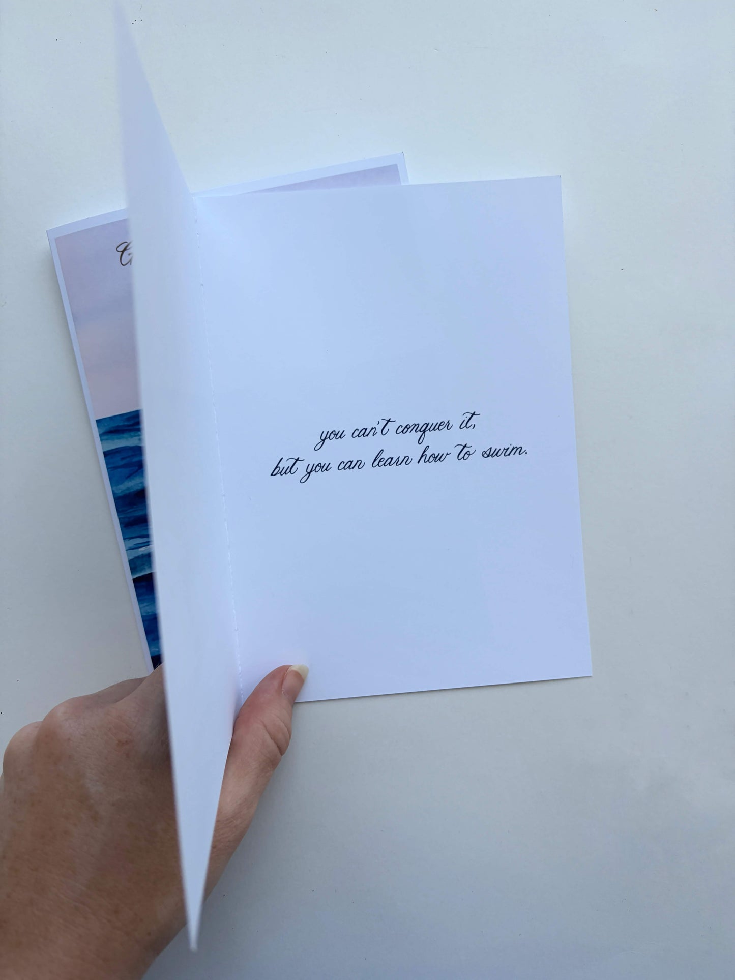 Grief is like the Ocean Card