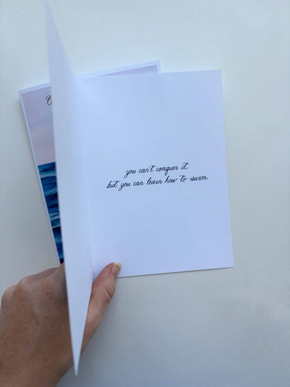 Grief is like the Ocean Card