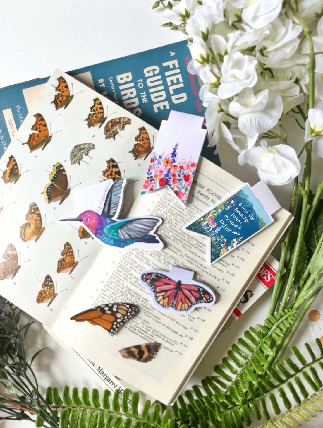 Soft Wings & Wild Things Deluxe Set – Calendar, Notebook, Washi, Cards & More | Nature-Inspired Stationery Gift Box
