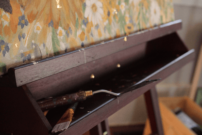 Sunflower and Daisies Abstract Original Painting Acrylic