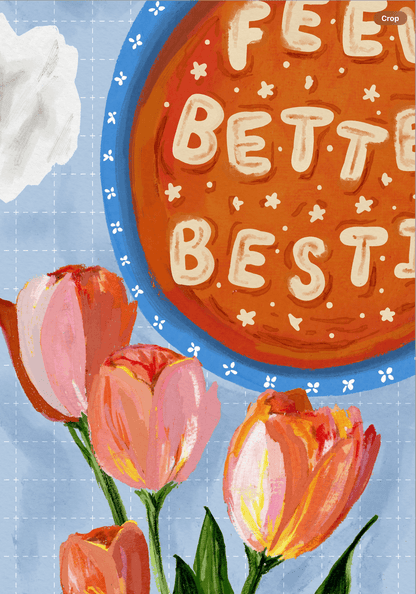 Feel Better Bestie Card