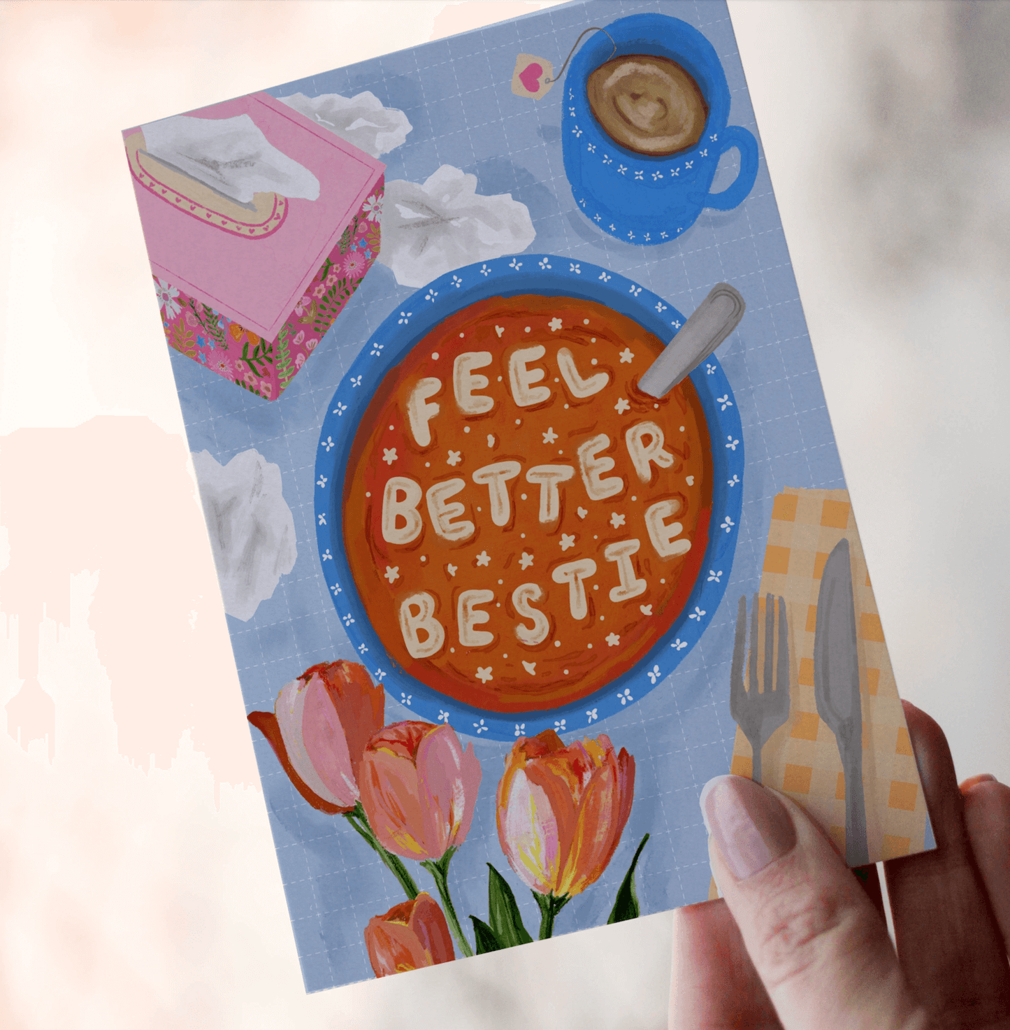 Feel Better Bestie Card