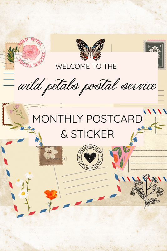 Wild Petals Postal Service - Monthly Postcard Subscription