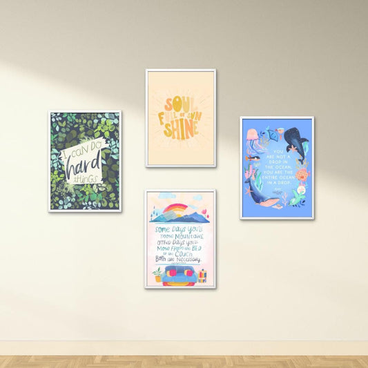 Mix and Match Quote Set, Choose 3, 6, or 9 Pieces | Create Your Own Gallery Wall