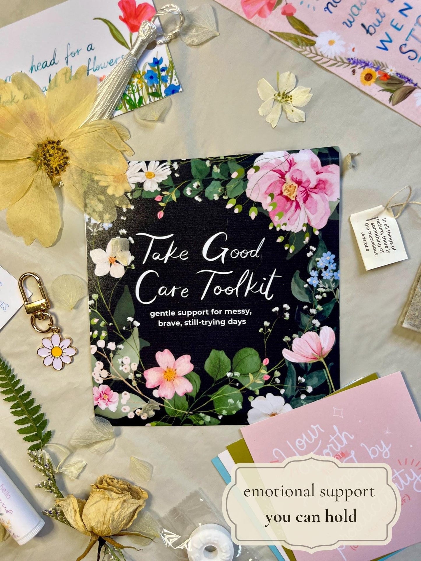 Take Good Care Toolkit – Burnout Support Gift Box for Therapists, Teachers, Friends | Encouragement & Self Care Package